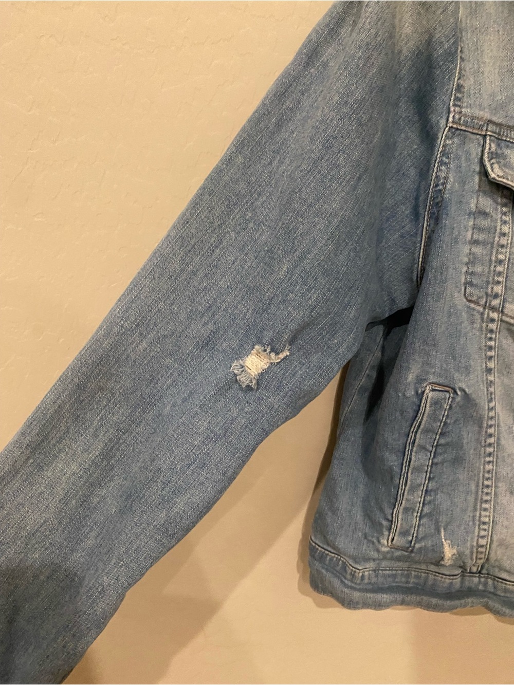 Enjean Denim Trucker Jacket Sz Large - Picture 5 of 14